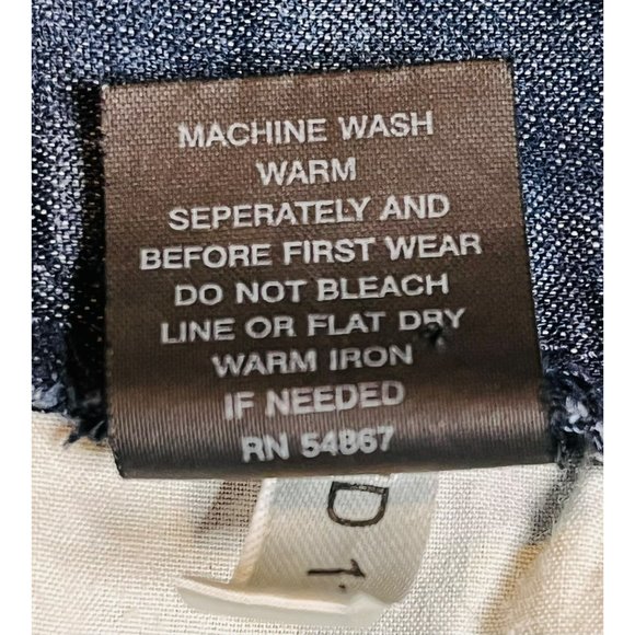 Express Vintage Indigo Editor Dress Flared Leg Jeans 2 - Picture 9 of 14